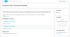 Desktop Screenshot of moodle.orchardview.org